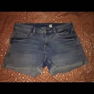 Women’s midi, denim shorts